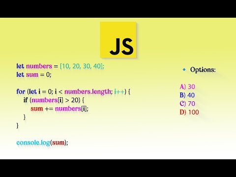 JAVASCRIPT | What WIll Be The Output ?
