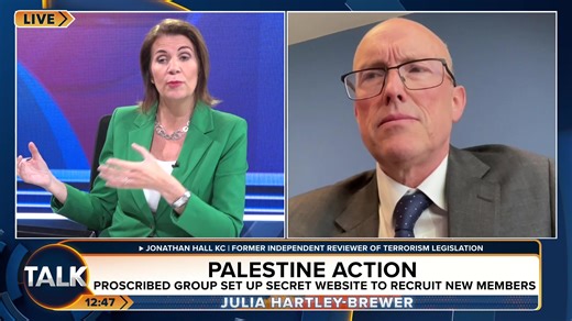 Jonathan Hall KC says 'unfiltered' illegal immigration into Britain will 'increase the threat' of terrorism for the country. He says the authorities don't have the 'ability to screen everyone as quickly as they need to'. | TalkTVUK