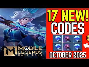 🔥 Mobile Legends Redeem Codes October 2025 | 100% Working MLBB Diamond Codes!