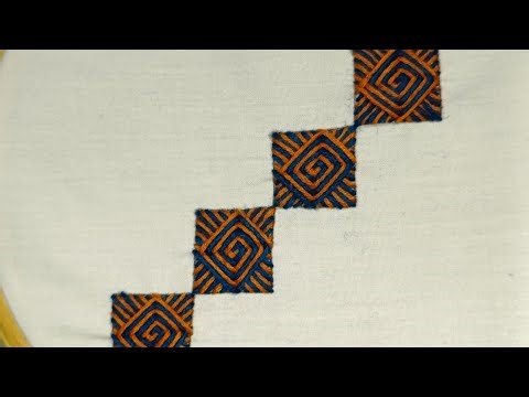 Simple embroidery stitching tutorial for beginners || Hand embroidery 🪡