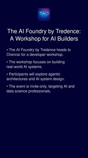 The AI Foundry by Tredence: A Workshop for AI Builders