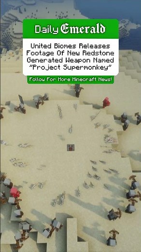 Link in bio to redstone generate your own mods! #minecraft #dailyemerald #minecrafthumor