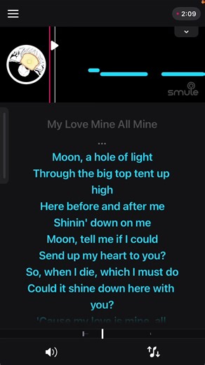 my ❤️ #mylovemineallmine #mitski #cover #fyp | my love is mine all mine