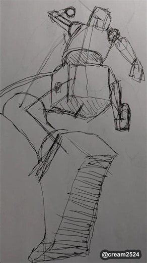 【NO.6】CAN I WRITE WITH MY LEFT HAND? #shorts #イラスト成長記録