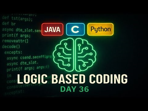 Logic Oriented Coding Day-37 | C, Java, Python Explained in Telugu | technicaltopics Live