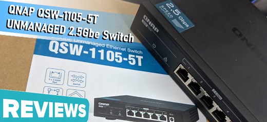 QNAP QSW-1105-5T 2.5GbE Switch Hardware Review