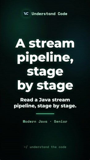 A Java 'stream' pipeline, stage by stage - Senior Code