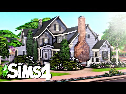 BASE GAME Generations House For 8 Sims || The Sims 4 Speed Build