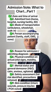 Admission Note: What to Chart...Part 1 #ShareThisPost #nurselife #NurseHumor | Agatha Anubalu