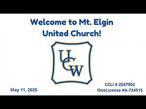 May 11, 2025 Worship_MEUC