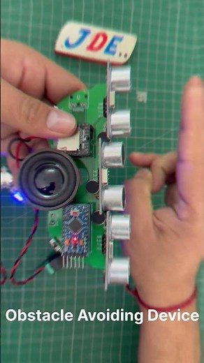 We design a Smart glasses for blind person #arduino_project #arduinoboard #arduino #diy_project