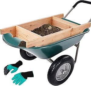 Large Soil Sifter for a Wheelbarrow, Dirt Sifter with 2/5in Sifting Screen, Compost Sifter for Gardening, Rock Sifter for sifting Soil, Dirt, peat Moss, Rock, Sand