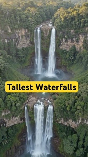 Tallest Waterfalls #travel #nature #Explore #amazing #geography