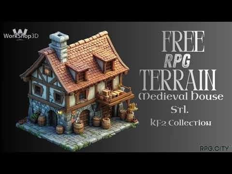 Free RPG Terrain STL – Build Your Medieval City