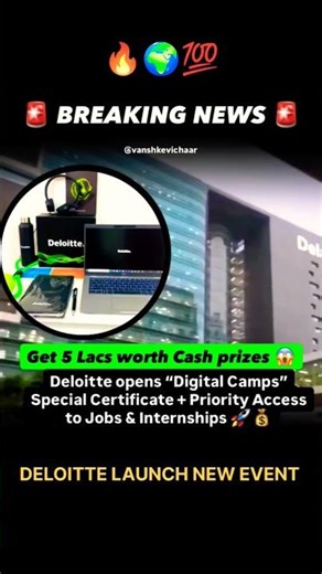 🔥Deloitte Hiring Students | AI Event + ₹2.5 Lakh Prize 💰 | No Experience Needed