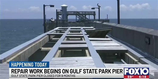 Repairs to begin on Gulf State Park Pier