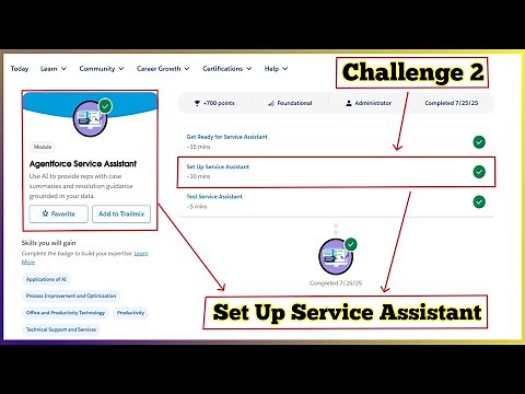 Set Up Service Assistant | Agentforce Service Assistant | Challenge 2