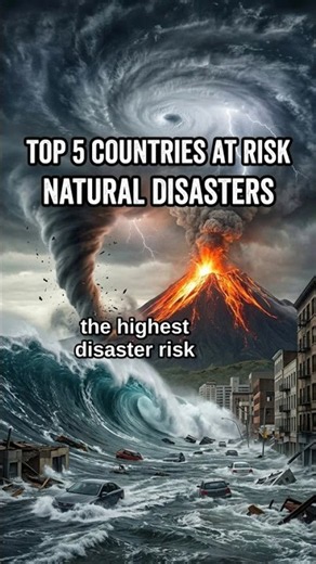 Natural Disasters TOP 5 COUNTRIES MOST AT RISK