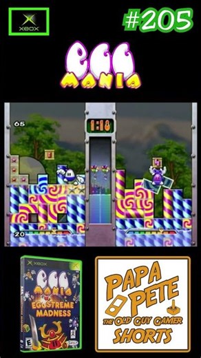 Egg Mania: Eggstreme Madness - Papa Pete's Original Xbox Gameplay Shorts #xboxog #xboxgameplay