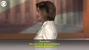 27K views · 947 reactions | “Don’t mess with me when it comes to words like that,” Nancy Pelosi said to a reporter's question about whether she “hates” President Donald Trump. | News 4 WIVB Buffalo | Facebook