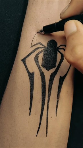 “Spider Power Tattoo”