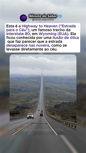 A Estrada Que Parece Levar Ao Céu ☁️🛣️