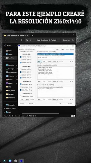🎯 CREAR Resolución Personalizada en Windows