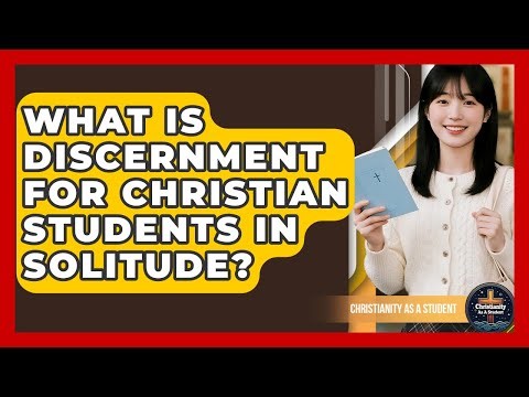 What Is Discernment For Christian Students In Solitude? - Christianity As A Student