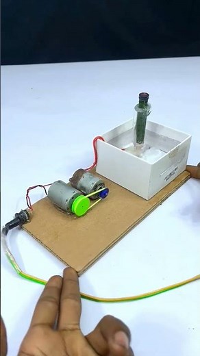 how to make homemade water turbine with science project 🧪