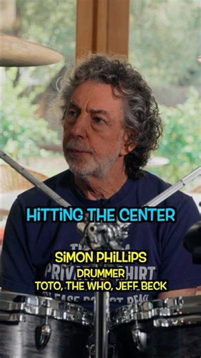 Simon Phillips on hitting rimshots ￼#drums #drummer #shorts