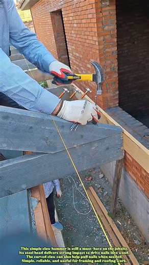 Why This Hammer Makes Roofing Work Look Easy!! #Stanley #Tools #Shorts