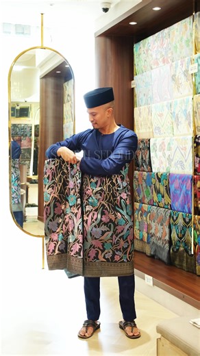 Cara mudah pakai sampin, salah satu faktor adalah material songket. Save sesiap untuk pagi raya korang. #sampinexclusivemy