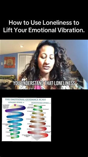 Loneliness sits low on the emotional scale because it is an experience of disconnection. Compassion gently lifts that signal by bringing awareness that no one is alone in loneliness. It’s part of the human condition and therefore an opportunity for connection. You don’t have to jump to joy or positivity to lift your vibration. The shift happens when loneliness is met with kindness instead of resistance. 💛 #emotionalvibration #copingskills #loneliness #manifestation @