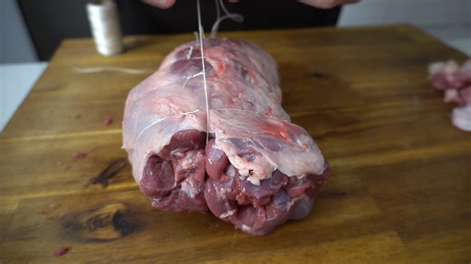 This is how I debone a leg of lamb step by step