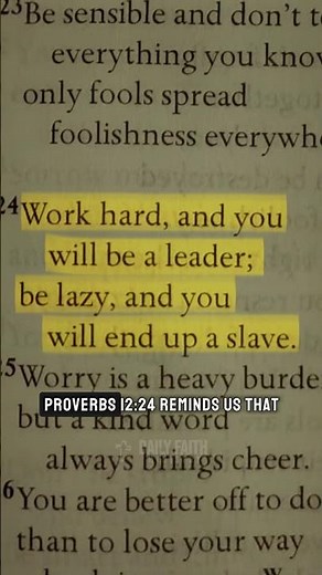 Proverbs 12:24