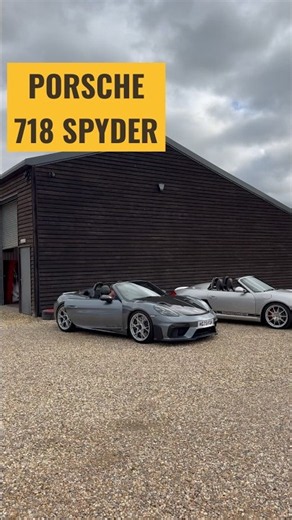 Porsche 718 Spyder RS Spotted! #car #porsche #spyder #718