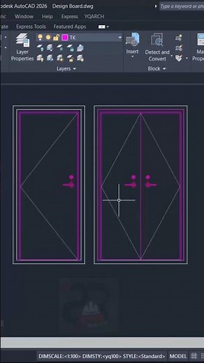 The FASTEST way to place doors in AutoCAD (Secret)