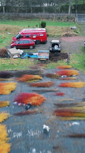 This is what 1 acre of willow field looks like at the end of our 2025 willow harvest. This translated into… Over 20 coffins, urns & body trays - giving people a natural, gentle and beautiful resting place Over 200 baskets made Over 500 students learning and developing their skills An exhibition of willow sculptures in The Botanical Garden’s Restored a section of the collapsing riverbank at The Cabrach And so much more! But imagine if we could double this or even scale x4? We could… - Create natu