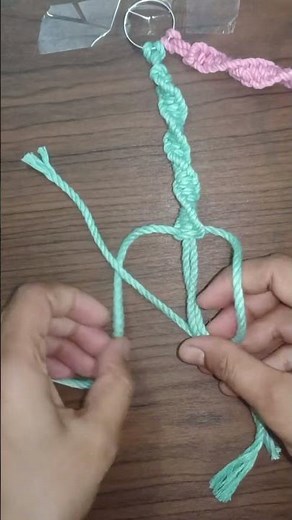 Twin Twist Macramé Knot#Macrame #MacrameKnot #TwinTwistKnot #MacrameTutorial #jvcreativity #keychain