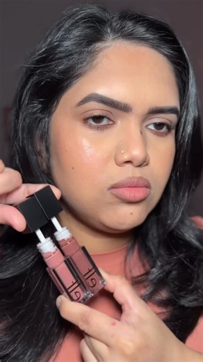 Beauty Content Creator on Instagram: "@elfcosmetics Liquid Velvet Eyeshadow - Currant Mood & Pink Chiffon. Pigmented enough, blends beautifully and a little goes long way. #eyeshadow #elfcosmetics #makeup #eyemakeup"