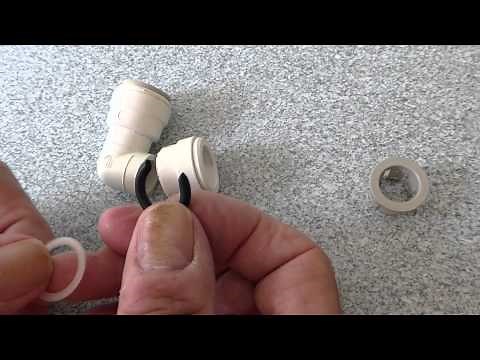 Push fit pipe fittings what to do if one leaks