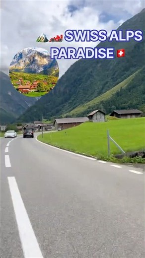 “🇨🇭 Swiss Alps Paradise 🌿🏔️” #swissalps #switzerland