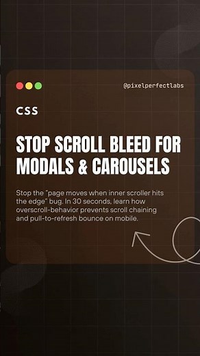 Stop Scroll Bleed in 30 Seconds