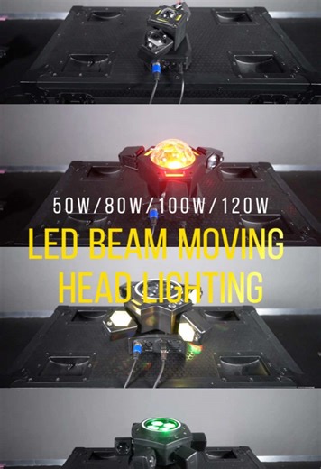 🔥Wireless Remote Control Moving Head Light — 50W / 80W / 100W / 120W — 👉Wireless Remote / DMX / Sound /Manual Control 👉540° base sweeps wide ,180° arm rotation 👉Full Function. Beam Wash Laser Strobe Crystal Ball Bee-Eye Don't hesitate. Order now. Buy one to get All you need! Ideal for: KTV 🎤 · Home parties 🏠 · Atmosphere upgrades ✨ Bars 🍸 · Dance clubs 💃 🔥New Product Launch Sale TikTok Promo Code: SHEHDS5A Valid: May 4 – May 11 👉 Follow us #SHEHDS #MovingHead #DJLighting #StageLighting