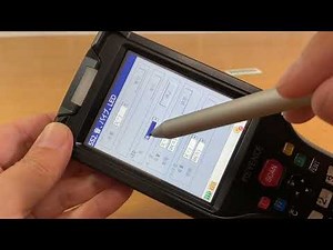 KEYENCE ハンディターミナル W350 動作確認