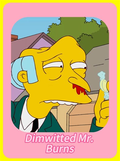 Burns suddenly collapsed to the ground with a splitting headache.#thesimpsons #cartoon