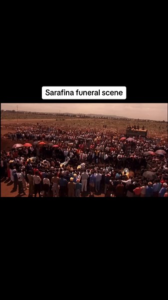 Emotional Sarafina Funeral Scene with Apartheid Theme
