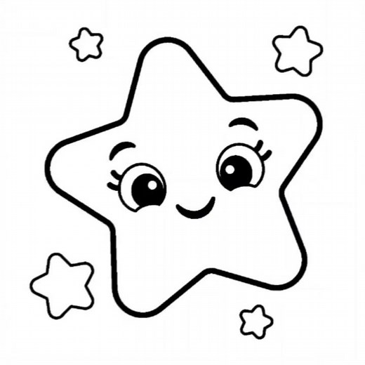 Coloring pages for kids: Star drawing ⭐ #drawing #art #subscribe #shorts #notebookdecoration #eas...