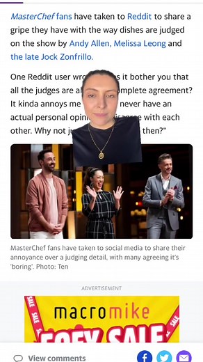 #MasterChef fans left 'annoyed' by judging detail 👀 #masterchefaustralia #masterchefau #jockzonfrillo #melissaleong #andyallen #yahooaustralia