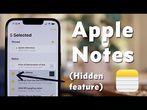 Apple Notes: 14 Power User Tips & Hidden Features